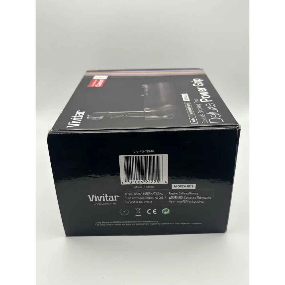 Vivitar Deluxe Power Grip for Canon 7D Mark II  #VIV-PG-7DMII  NIB